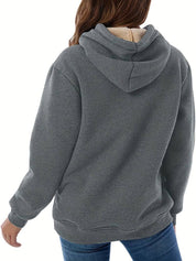 Jaliyah - Hooded soft fleece jacket