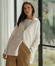 Kelsey - Cocoon cardigan made of cashmere