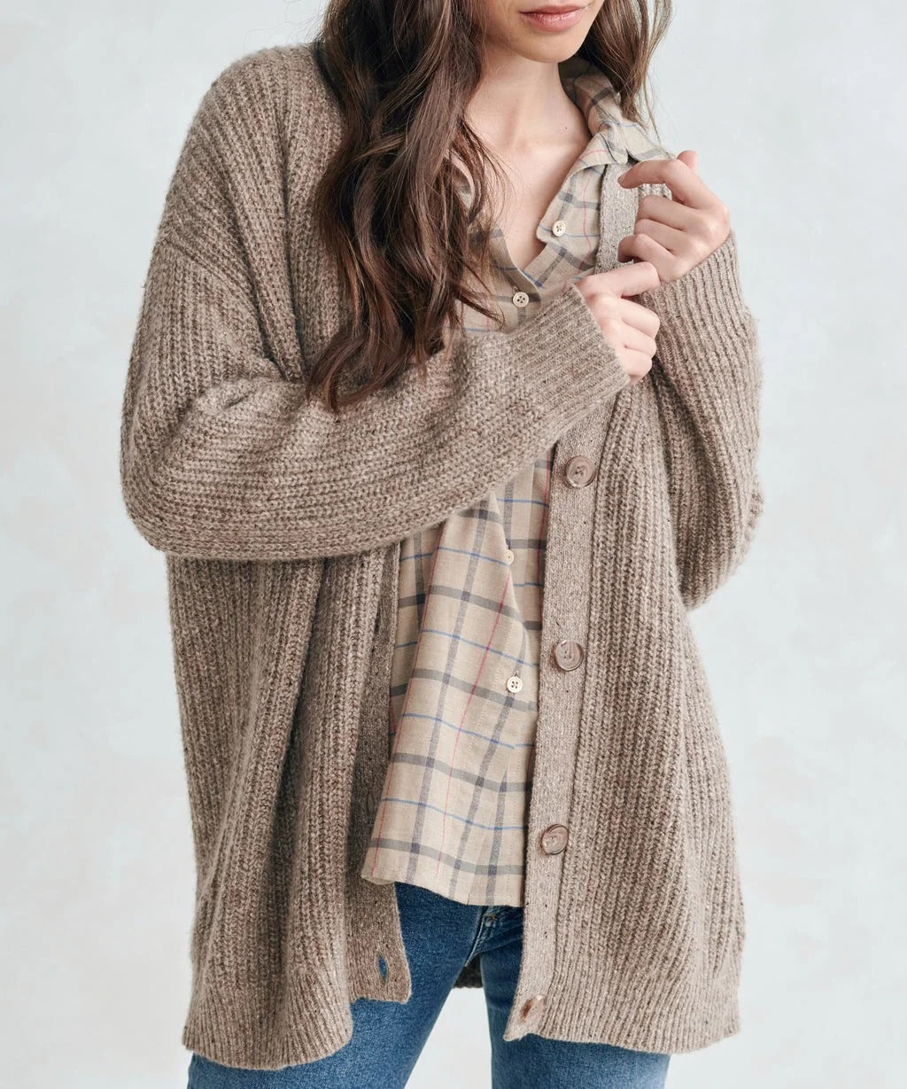 Kelsey - Cocoon cardigan made of cashmere