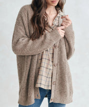 Kelsey - Cocoon cardigan made of cashmere