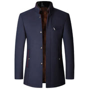 Julien- Men's winter trench coat jacket made of cashmere