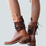 Dulce - Stylish long leather boots