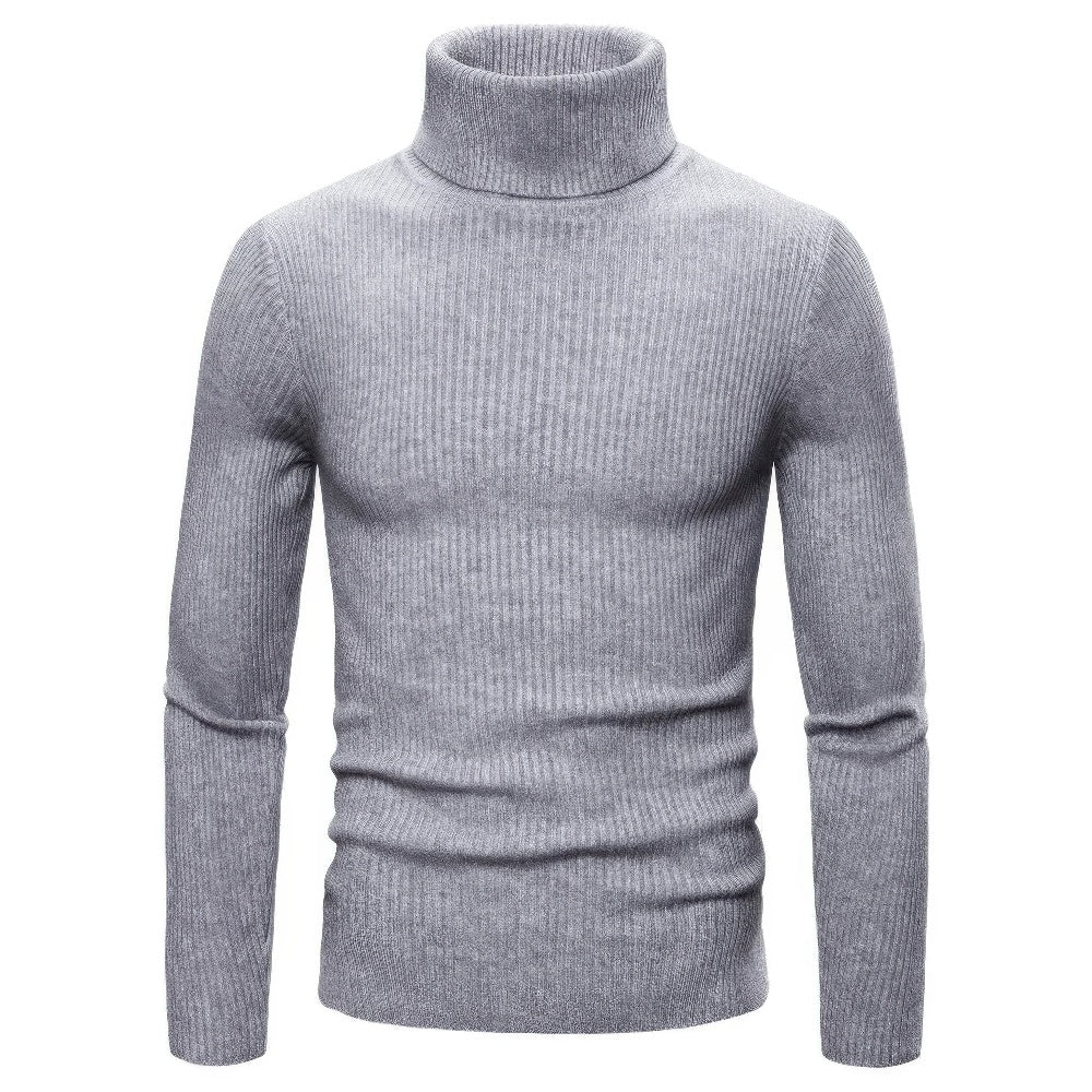 Enzo - Knitted Men's Turtleneck Sweater