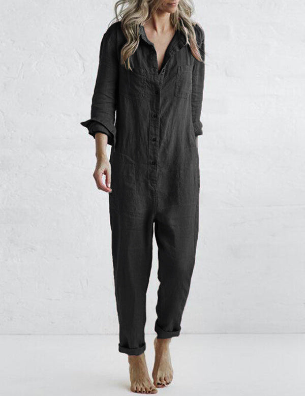 Isla - Long sleeve jumpsuit