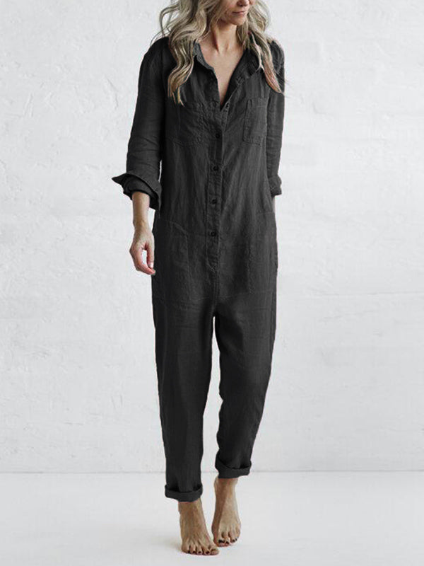 Isla - Long sleeve jumpsuit