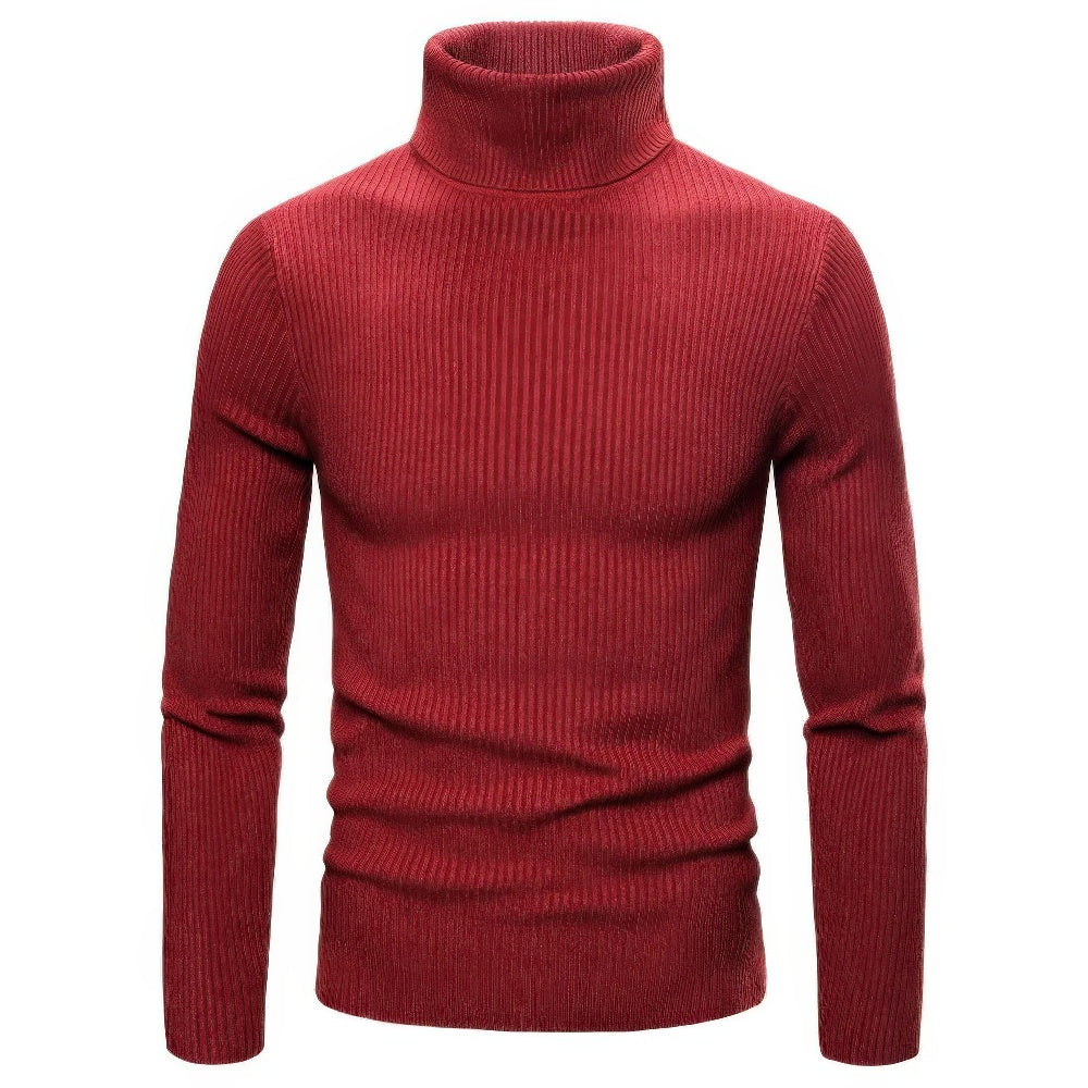 Enzo - Knitted Men's Turtleneck Sweater