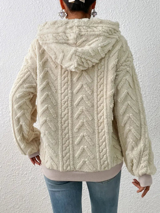 Amoura - Knitted Hoodie Jumper