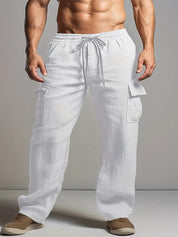 Coen - Men's Baggy Linen Pants