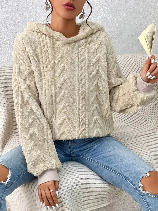 Amoura - Knitted Hoodie Jumper