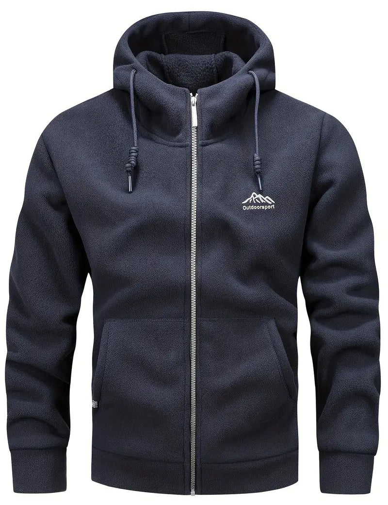 Ander - Warm Men's Hooded Fleece Jacket