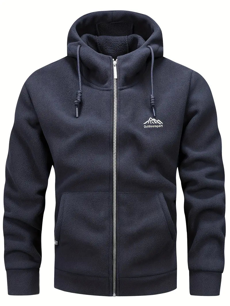 Ander - Warm Men's Hooded Fleece Jacket