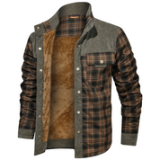 Ozzy - Warm flannel jacket for men