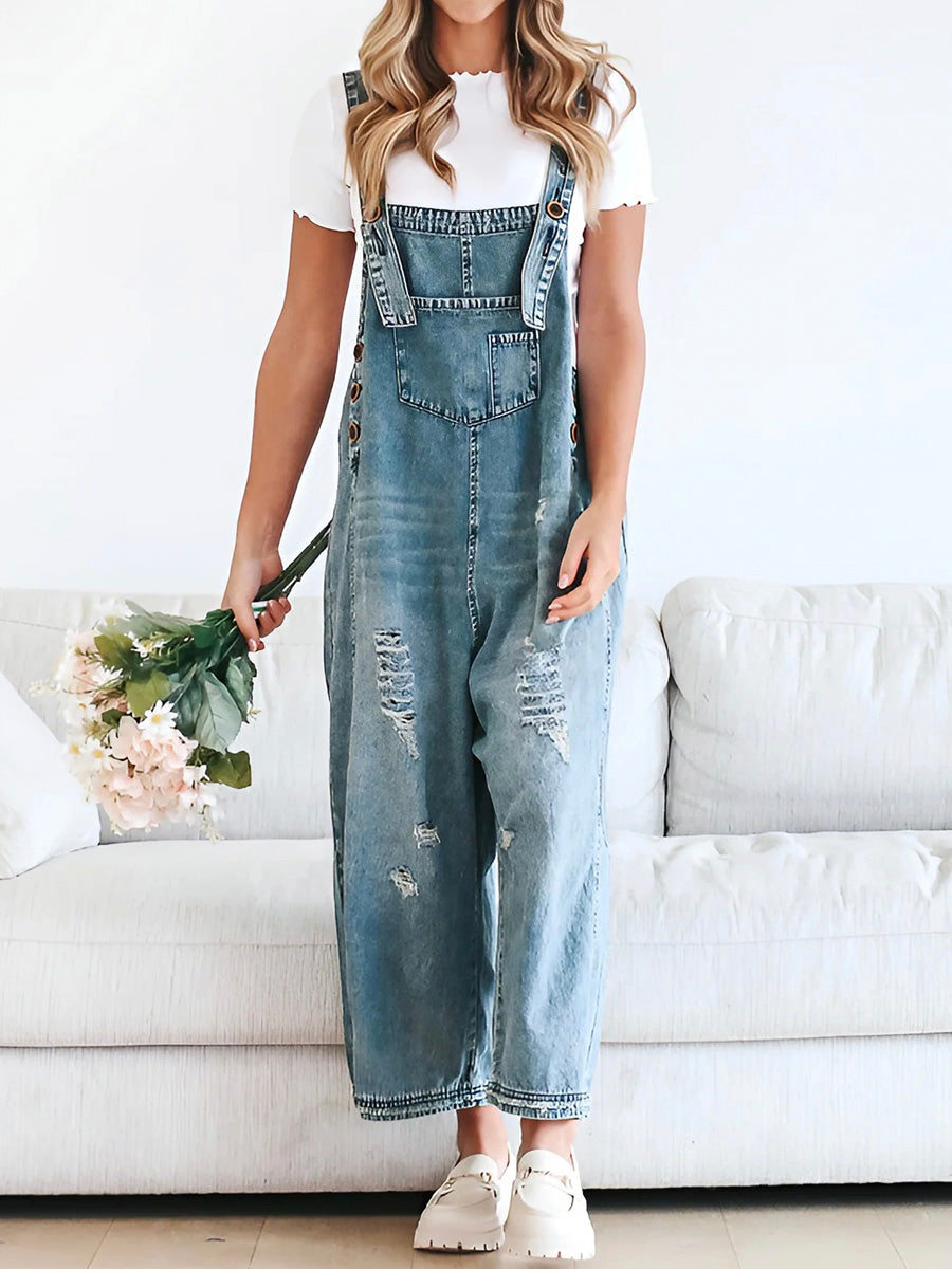 Anastasia - Denim  women's jumpsuit