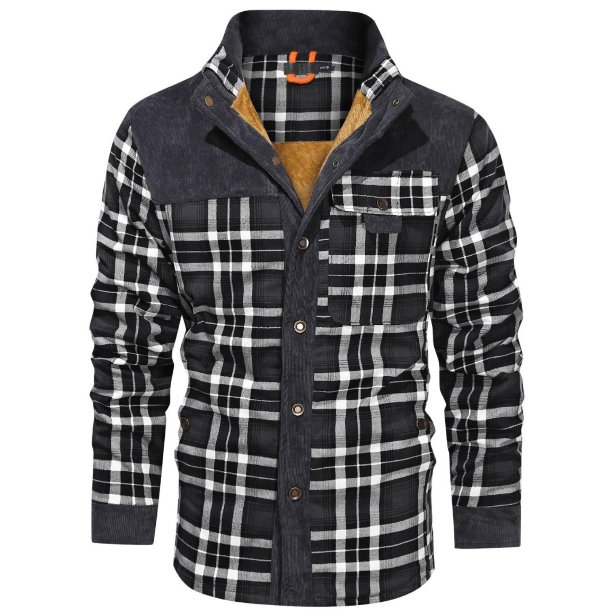 Ozzy - Warm flannel jacket for men