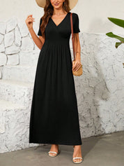 Lorelei -  Short-sleeved maxi dress