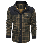 Ozzy - Warm flannel jacket for men