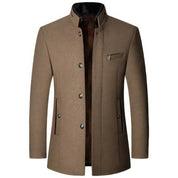 Julien- Men's winter trench coat jacket made of cashmere