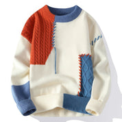 Yosef - Patchwork turtleneck sweater for men