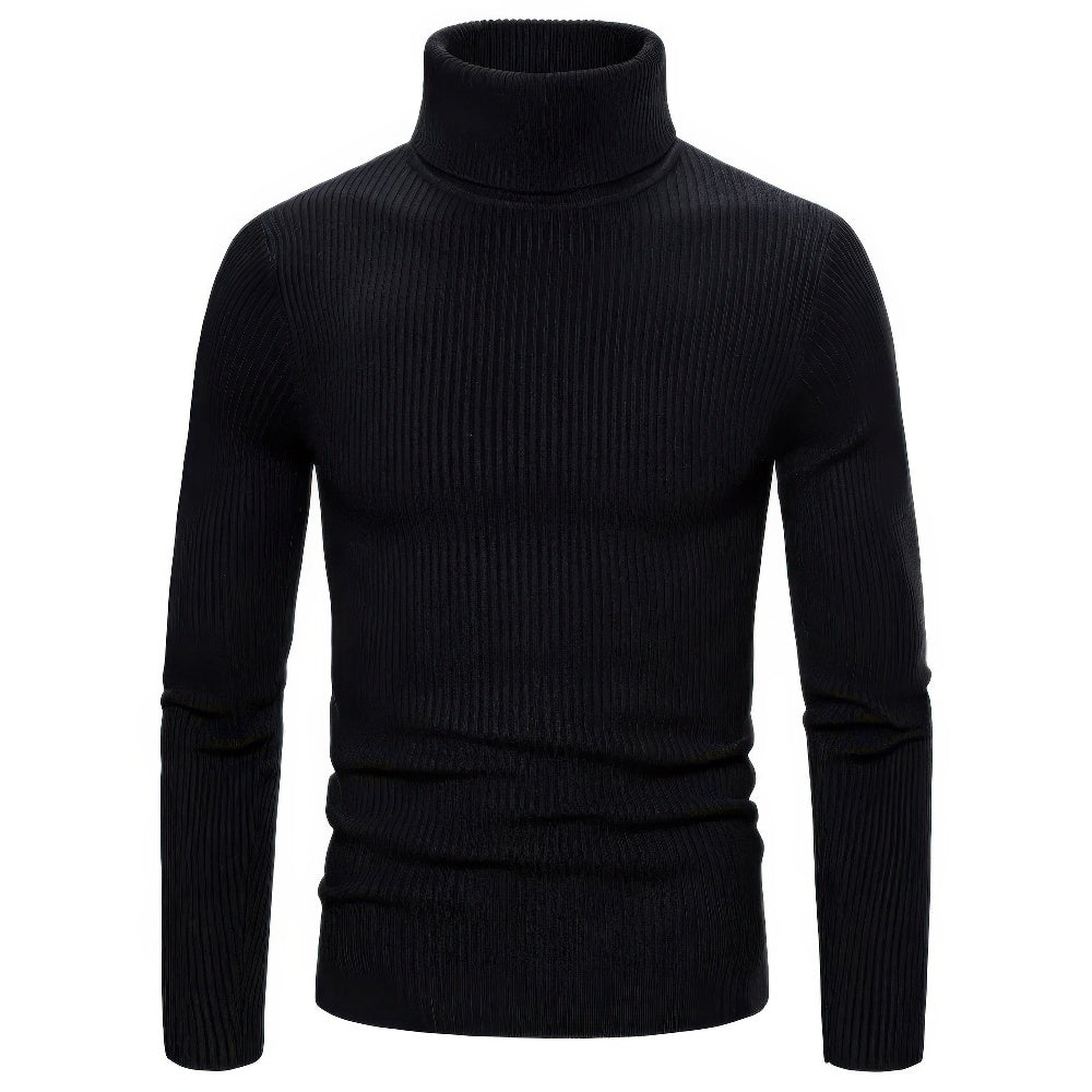 Enzo - Knitted Men's Turtleneck Sweater