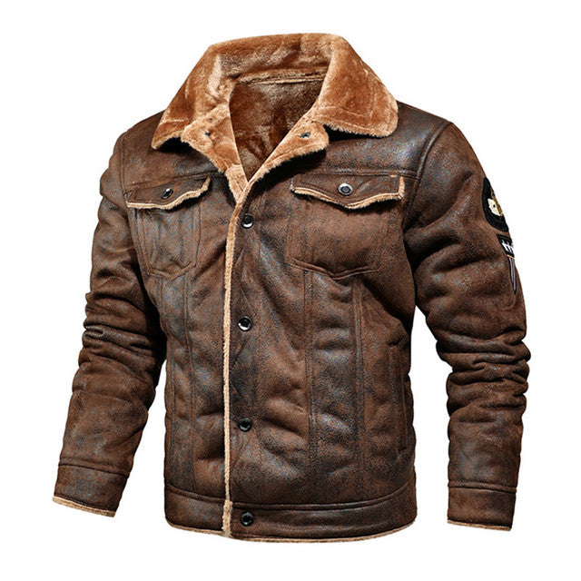 Soren - Winter hero leather jacket for men