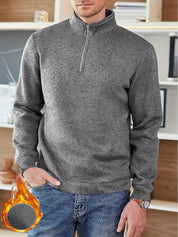 Olivier - Men's Casual Zip Up Sweater