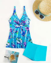 Kira - A cool tankini with flowery design