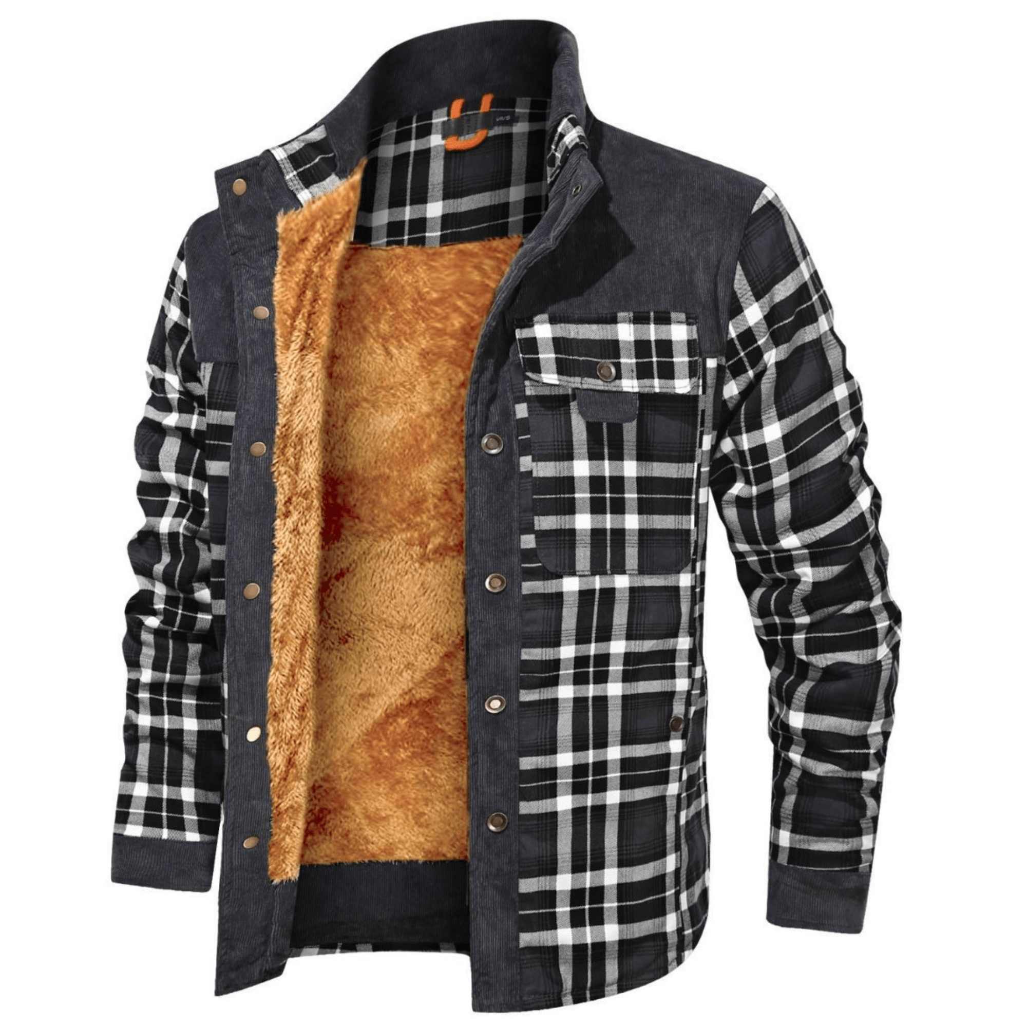 Ozzy - Warm flannel jacket for men