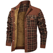 Ozzy - Warm flannel jacket for men