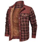 Ozzy - Warm flannel jacket for men