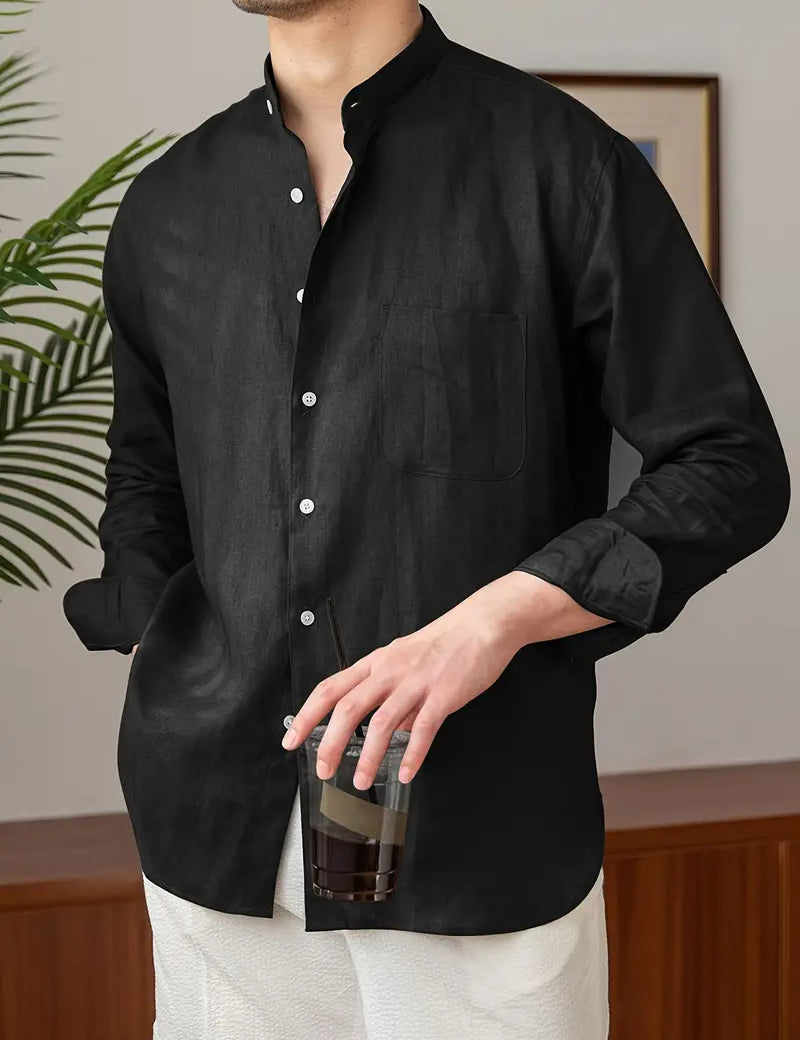 Casper - Elegant linen shirt for men