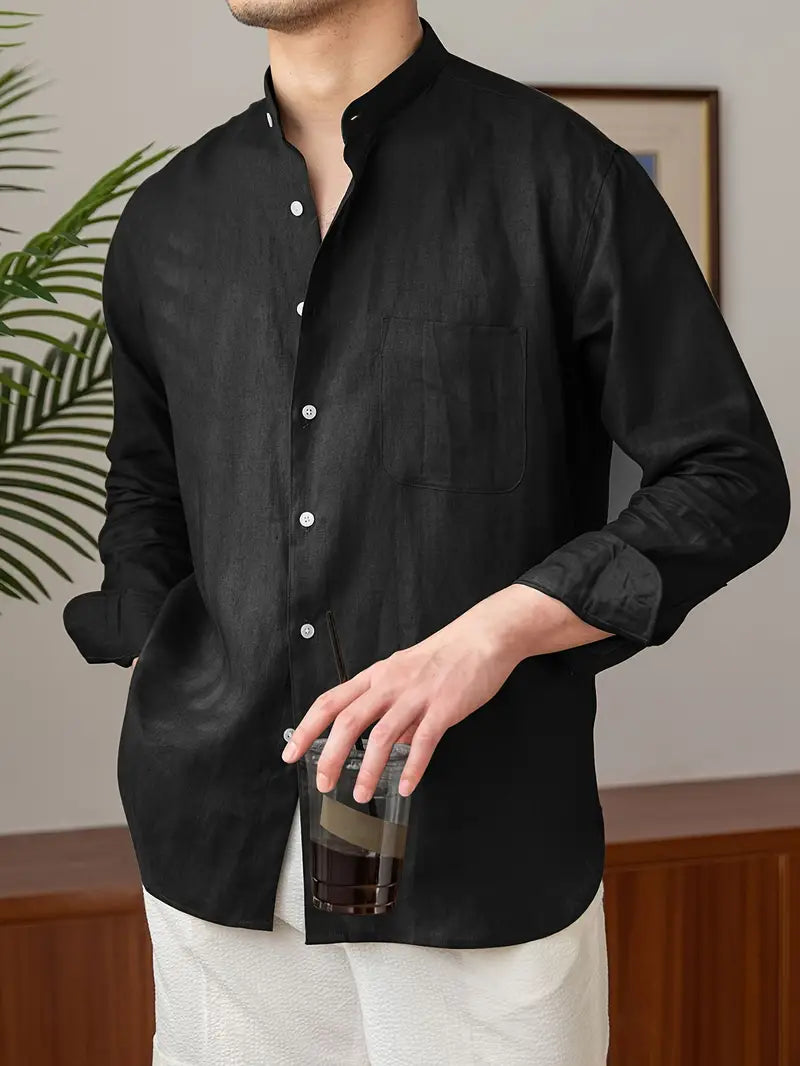 Casper - Elegant linen shirt for men