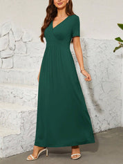 Lorelei -  Short-sleeved maxi dress