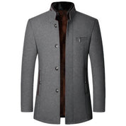 Julien- Men's winter trench coat jacket made of cashmere