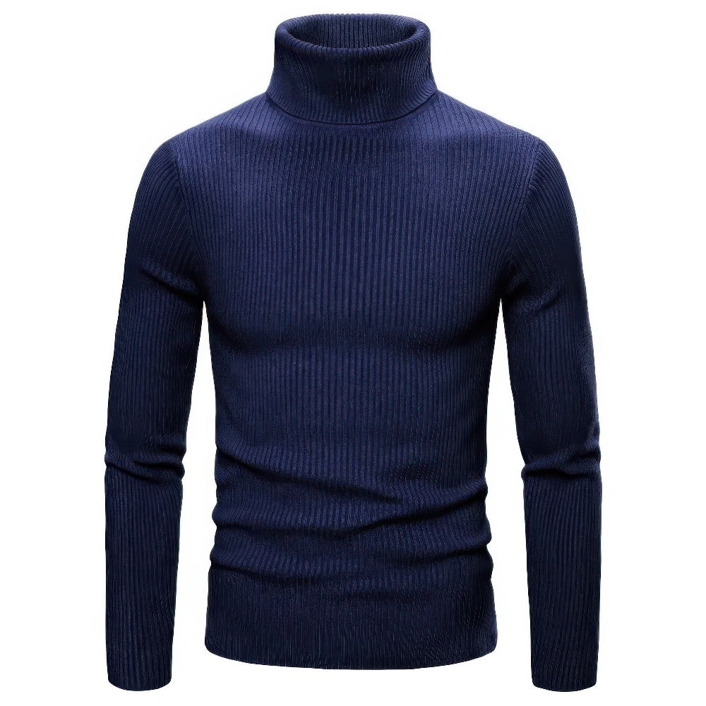 Enzo - Knitted Men's Turtleneck Sweater