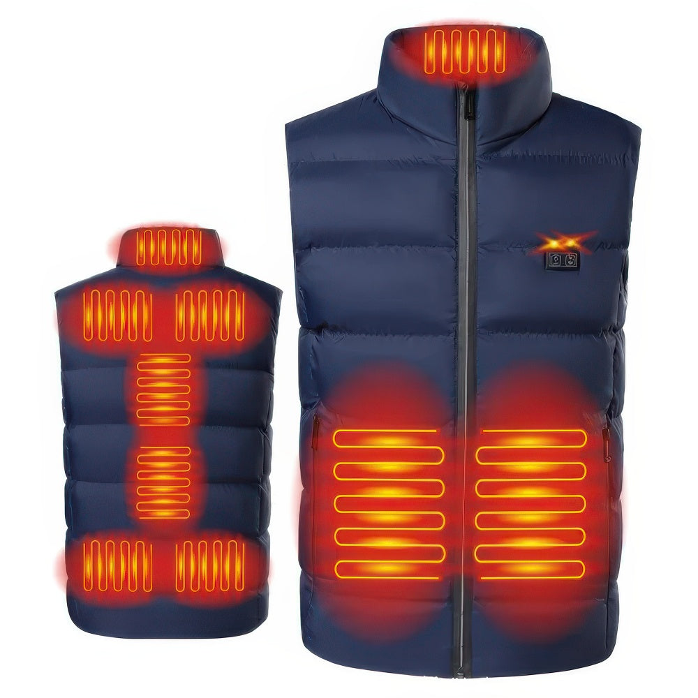 Eliam - Men's electrically heated thermal vest with USB port