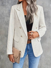 Morgan – Long sleeve blazer with  collar