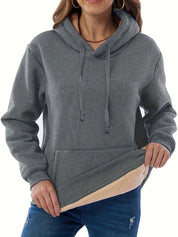 Jaliyah - Hooded soft fleece jacket