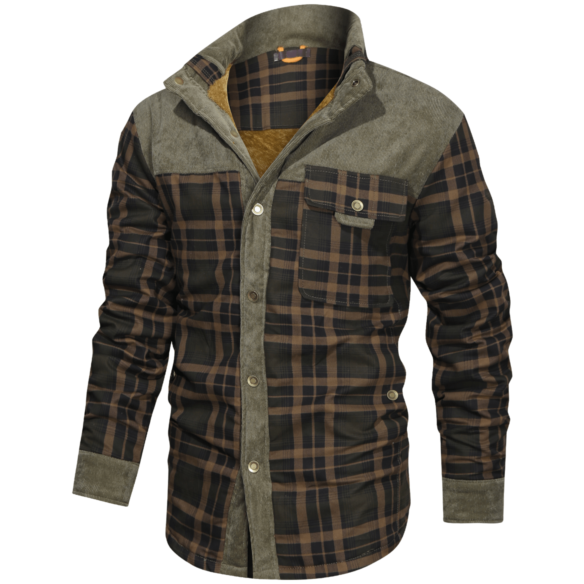 Ozzy - Warm flannel jacket for men