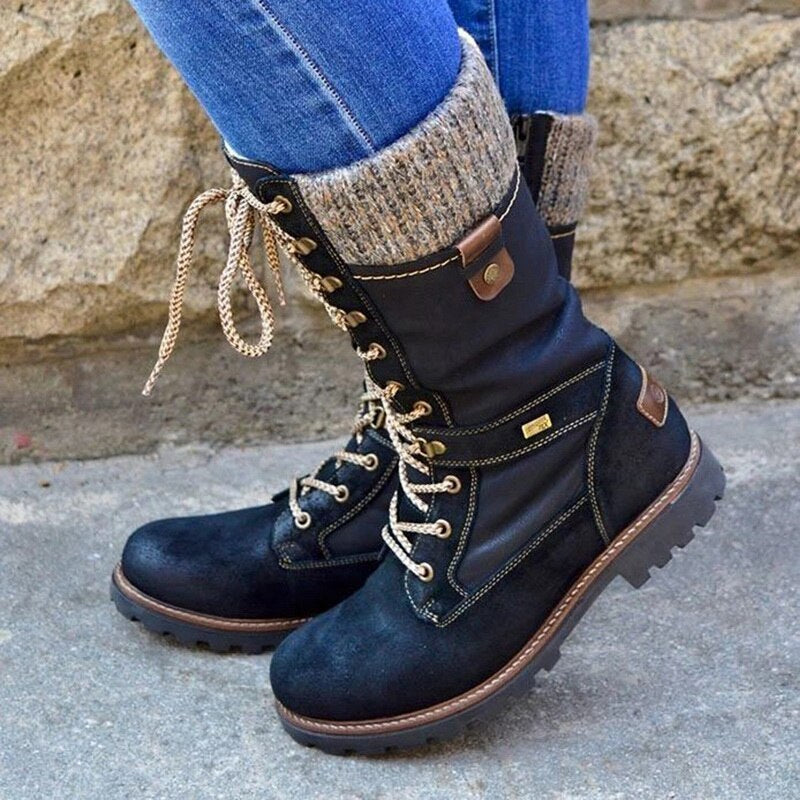 Liberty - Low heel, non-slip winter boots