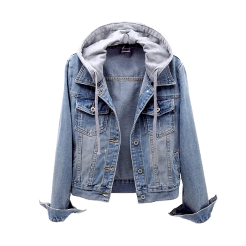 Isabela - Hooded denim jacket