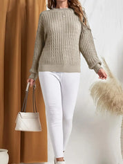 Miriam - Women's Casual Cable Knit Sweater