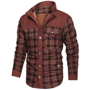 Ozzy - Warm flannel jacket for men