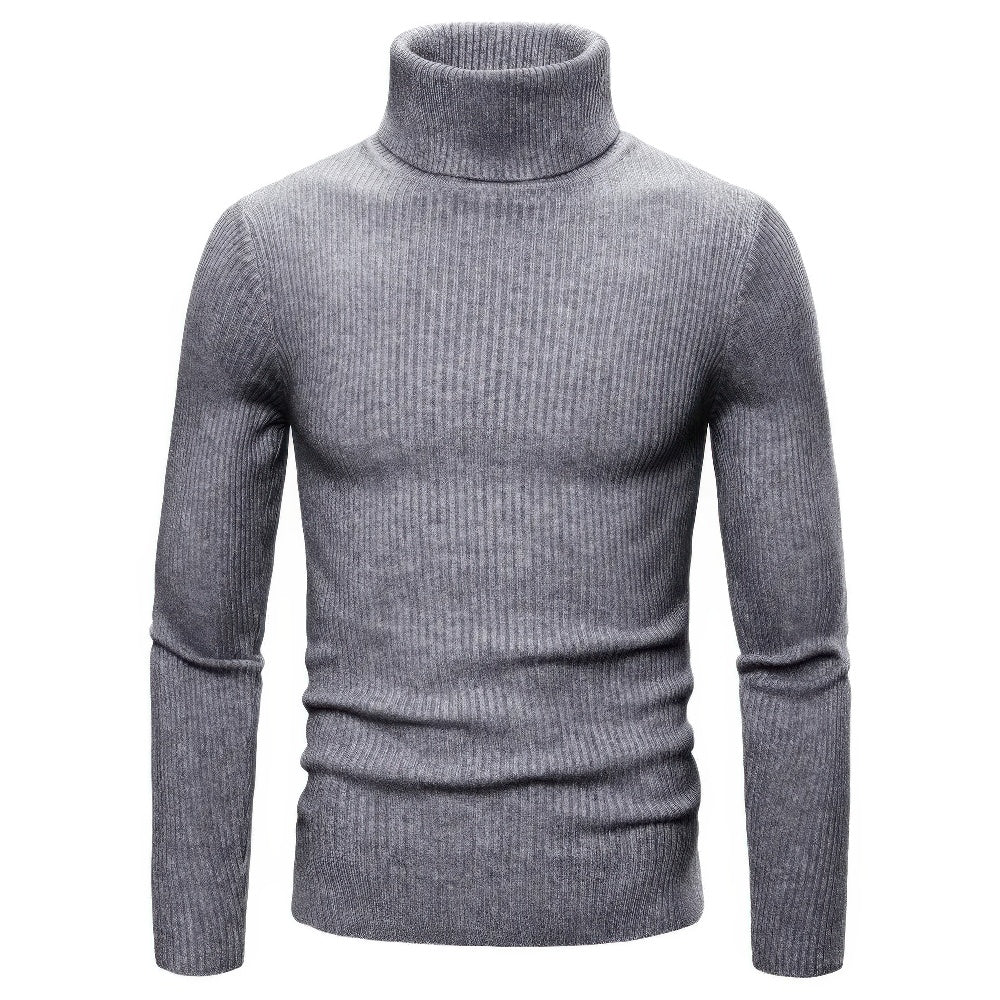 Enzo - Knitted Men's Turtleneck Sweater