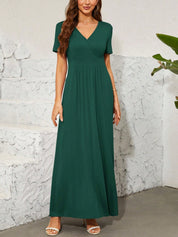 Lorelei -  Short-sleeved maxi dress