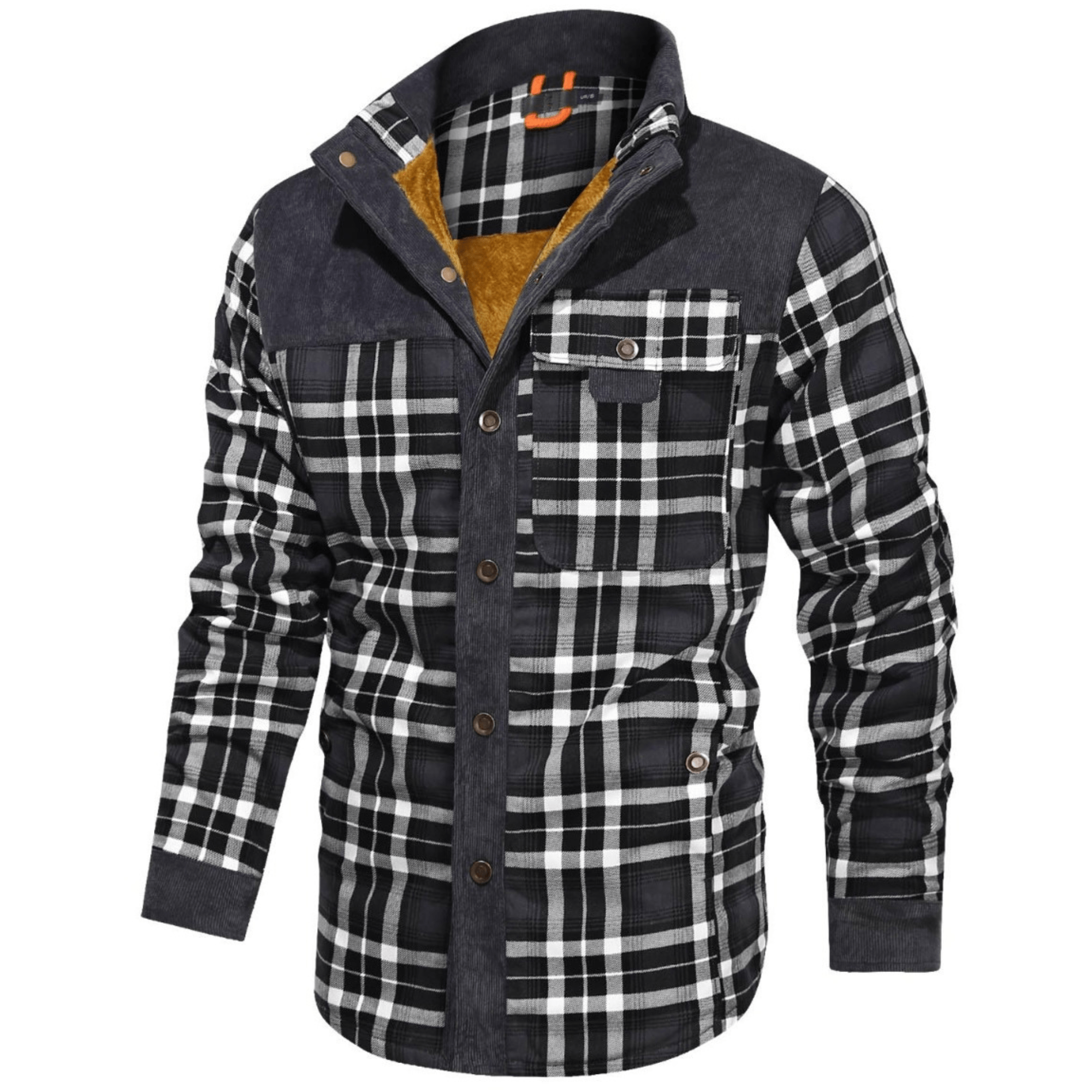 Ozzy - Warm flannel jacket for men