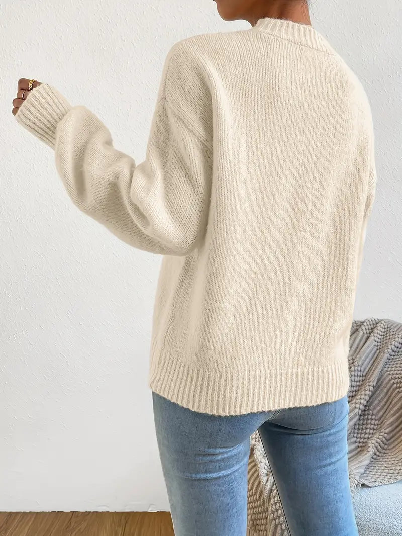 Annemieke -  Women's Casual Knitted Sweater