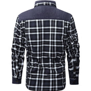 Ozzy - Warm flannel jacket for men