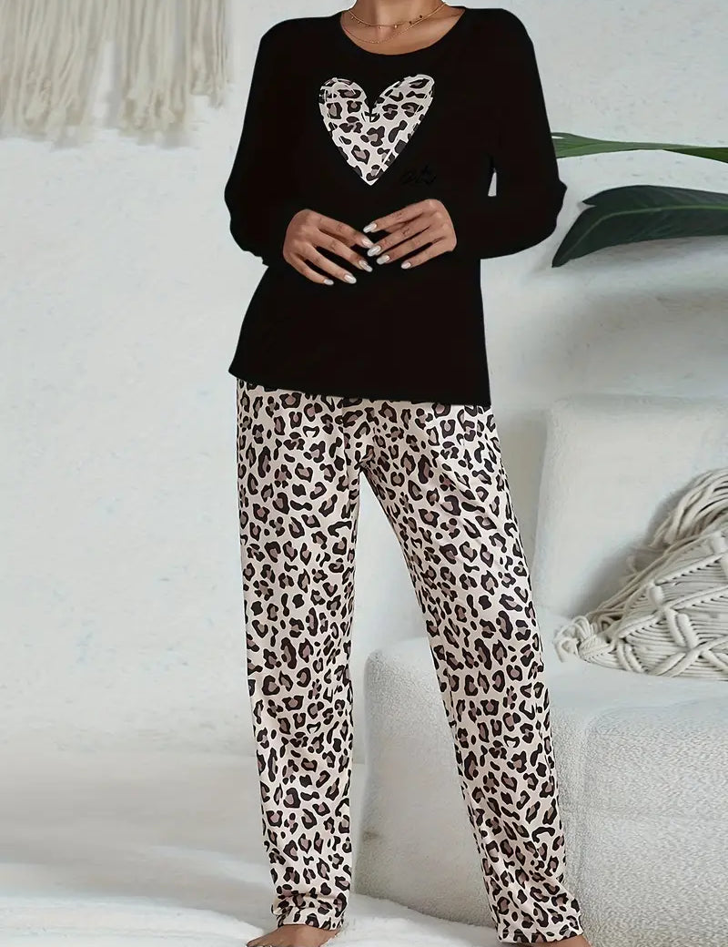 Judith - Women's Leopard Pajama Set