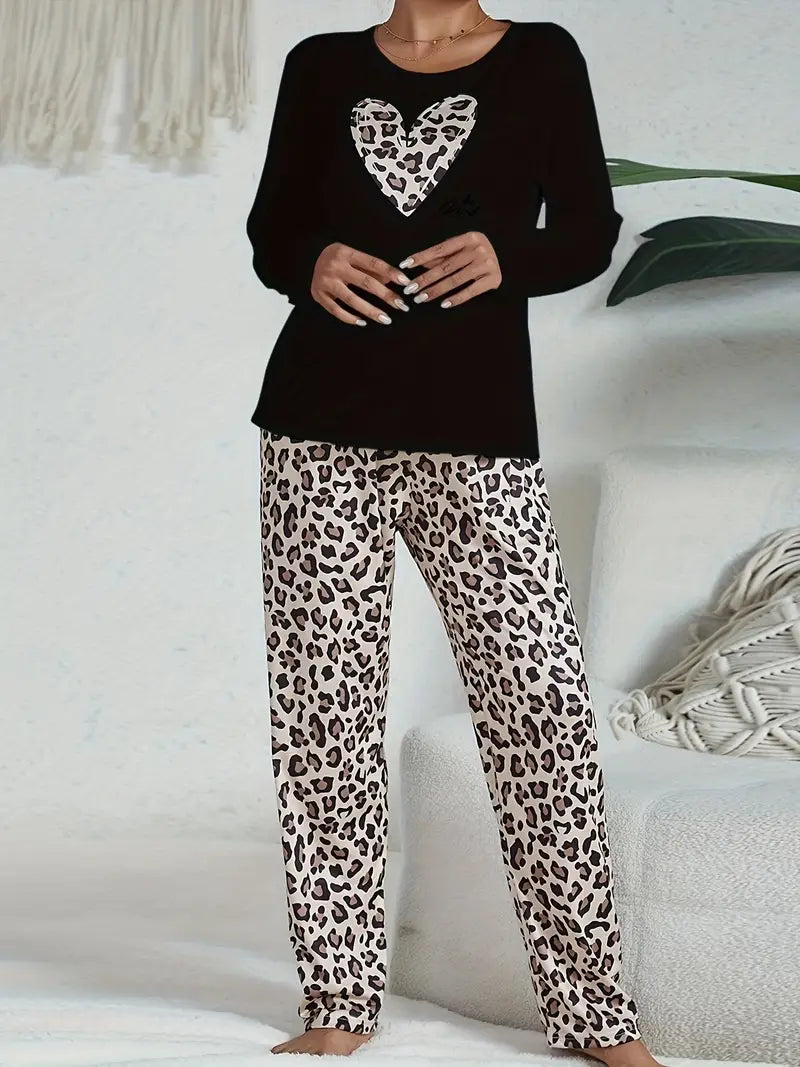 Judith - Women's Leopard Pajama Set