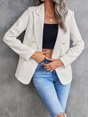 Morgan – Long sleeve blazer with  collar